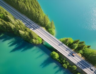 green river and sky