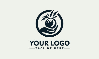 Sticker - Coconut Vector Logo: A Timeless Design for Travel, Food & Beverage, and Wellness Brands