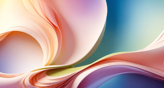 Abstract Colorful Swirls