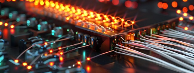 Poster - Efficient Fiber Optic Modem for High Speed Digital Connectivity
