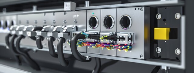 Poster - Organized Fiber Optic Patch Panel A Structured Connectivity Solution for Digital Communications