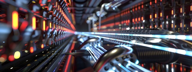 Poster - Advanced Fiber Optic Cable Infrastructure for High Speed Digital Connectivity