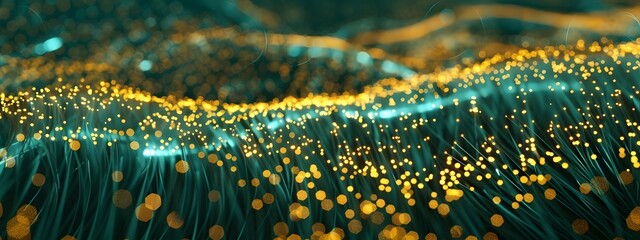 Poster - expansive 3d fiber optic network coverage across the globe