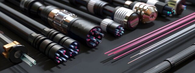 Poster - Intricately Designed Fiber Optic Cable Systems Enabling Seamless Data Transmission