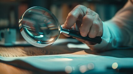 Poster - The Magnifying Glass Inspection