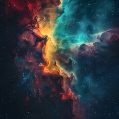 a creative abstract nebula