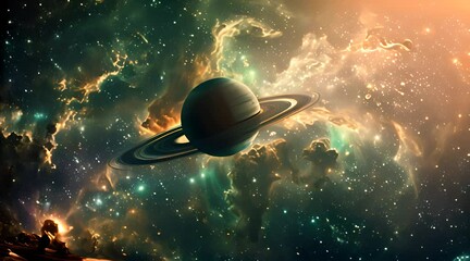 Wall Mural - galaxy in space