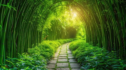 Canvas Print - bamboo forest