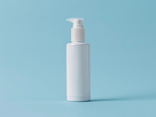 Canvas Print - Skincare Cleanser Bottle Or Micellar Water Bottle Mockup Template, Generative AI