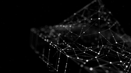 web on black background