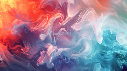 Aufkleber - Vivid, abstract background with swirling patterns in a colorful gradient