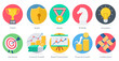 © popcornarts - A set of 10 Business icons as trophy, shield, medal