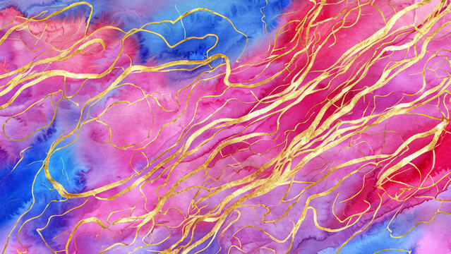 Modern style marble ink abstract art from  original painting for abstract background hd best quality colorful image