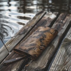 Wall Mural - duck on the pier