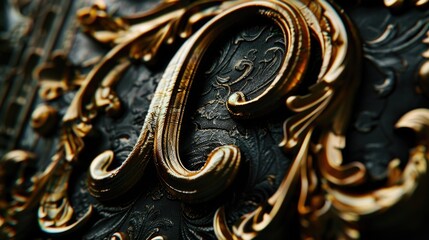 Poster - A close-up view of a clock face on the side of a building