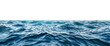 © John - Deep Blue Sea Surface Horizon View, Ocean Water Texture, Isolated on White PNG Transparent Background