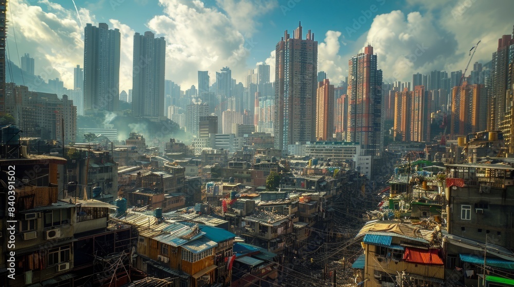 Division of Wealth: Contrasting High-Rise Luxury Apartments and ...