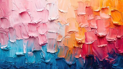 Poster - the modern impressionism technique an abstract painting art painting hand drawn with a dry brush texture background oil painting style pattern for a web or graphic design.stock image