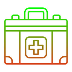 Wall Mural - First Aid Kit Icon