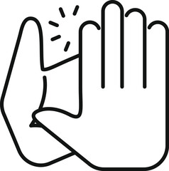 Poster - two hands coming together making the universal sign for an idea being generated