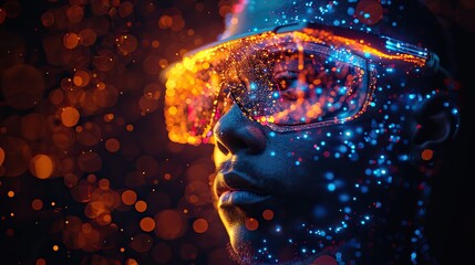 Poster - the image of a construction professional on the job is generated using artificial intelligence.illustration