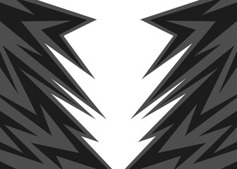 Aufkleber - Abstract background with reflective tribal tattoo pattern and with some copy space area