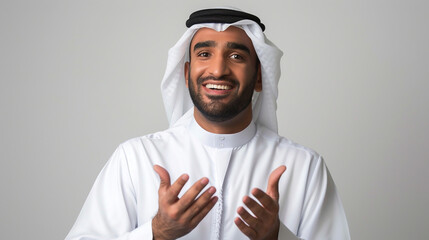 Canvas Print - Emirati man portrait. 