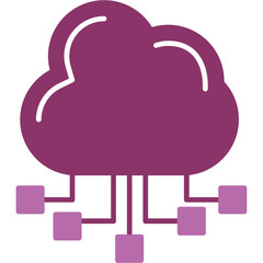 Wall Mural - Cloud Server Icon