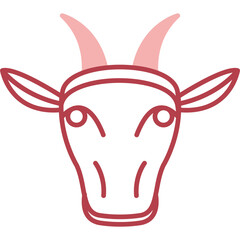 Sticker - Goat Icon