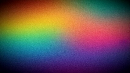 Wall Mural - seamless rainbow color abstract background with rough grain for loop playback. dynamic gradient anim