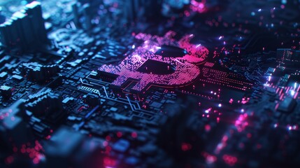 Aufkleber - Financial markets are at risk from the collapse of bitcoin as the digital symbol falls to the bottom.