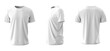 © cindy - 3D mock up white t-shirt. front view, side view and background view transparent PNG