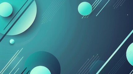 Poster - blue control panel abstract futuristic interface hud with modern technology