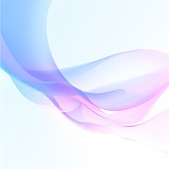 Poster - Abstract gradient background with smooth pastel color waves and flowing curves, perfect for modern and creative design projects.