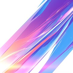 Poster - Vibrant abstract background featuring colorful light rays and gradients in purple, pink, and blue hues creating a dynamic visual effect.