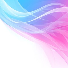 Poster - Vibrant abstract background with flowing blue and pink lines. Perfect for design, web, and creative projects.