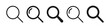 © Cezar_911 - Search icon set. Magnifying glass symbol. Loupe logo. Vector