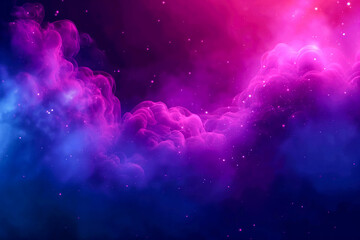 Wall Mural - colorful space galaxy background with stardust, nebula, and shining stars. cosmic backdrop with dark
