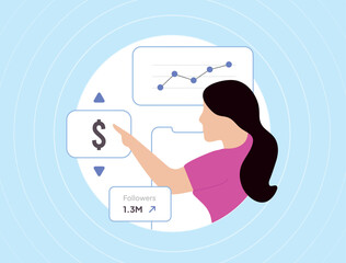 Poster - understand influencer cost, pricing and fees for effective social media marketing. influencer rates 