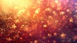 © Katsiaryna - Abstract background A dynamic scene with golden stars confetti cascading against a gradient backdrop