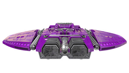 Wall Mural - alien spaceship drone rear view