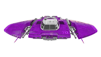 Wall Mural - alien spaceship drone front view