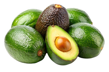 Poster - avocado isolated on a transparent background