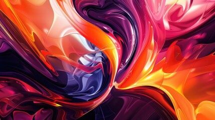 Abstract artistic background with bright colors and dynamic design