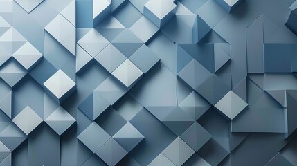Wall Mural - A blue and white squares of different sizes texture background