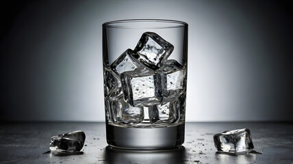 Poster - ice glass