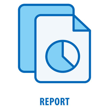 report Icon simple and easy to edit for your design elements
