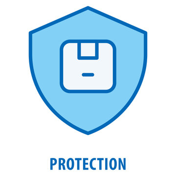 Protection Icon simple and easy to edit for your design elements