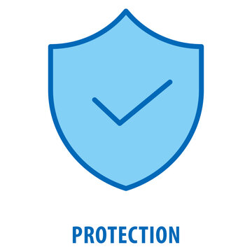 Protection Icon simple and easy to edit for your design elements