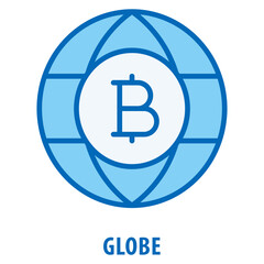 Fototapete - Globe Icon simple and easy to edit for your design elements